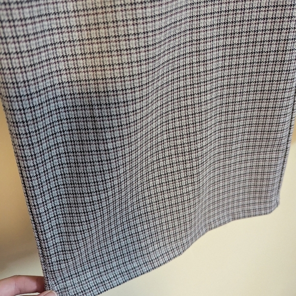 Versona Checked Trousers with Buttons - Picture 2 of 6